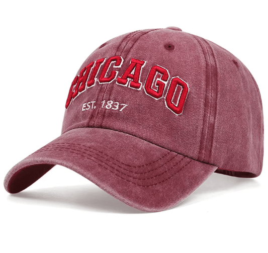 CHICAGO Cotton Baseball Cap - Hautefull