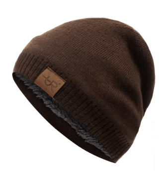 Faux Fur Lined Knit Beanie One Size - Hautefull