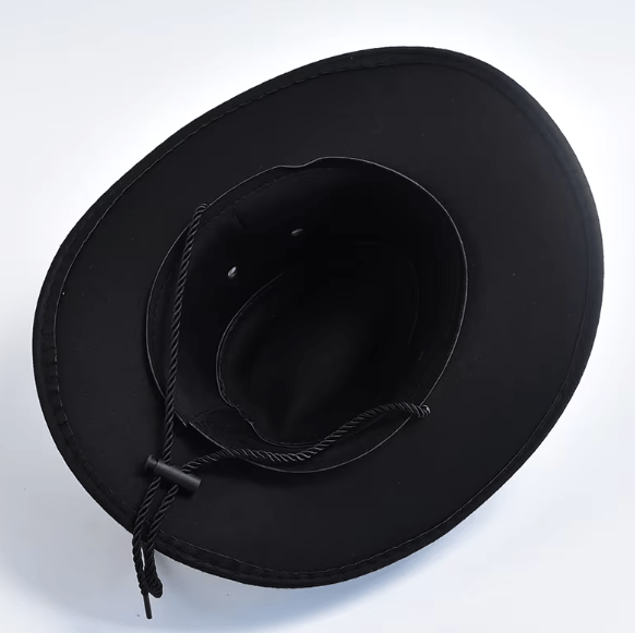 Faux Suede Western Cowboy Hat - Hautefull