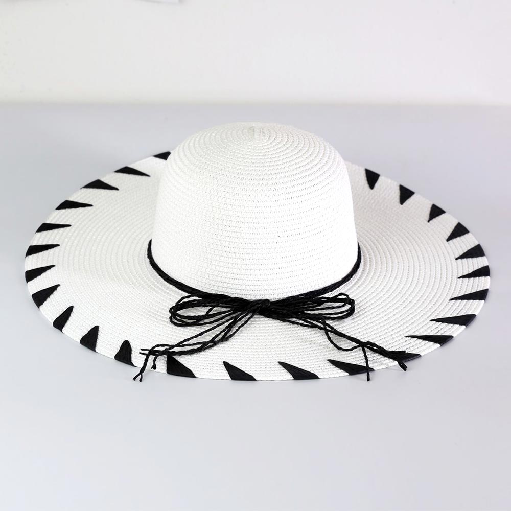 Handmade Luxe Edge Detailed Floppy Hat - Hautefull