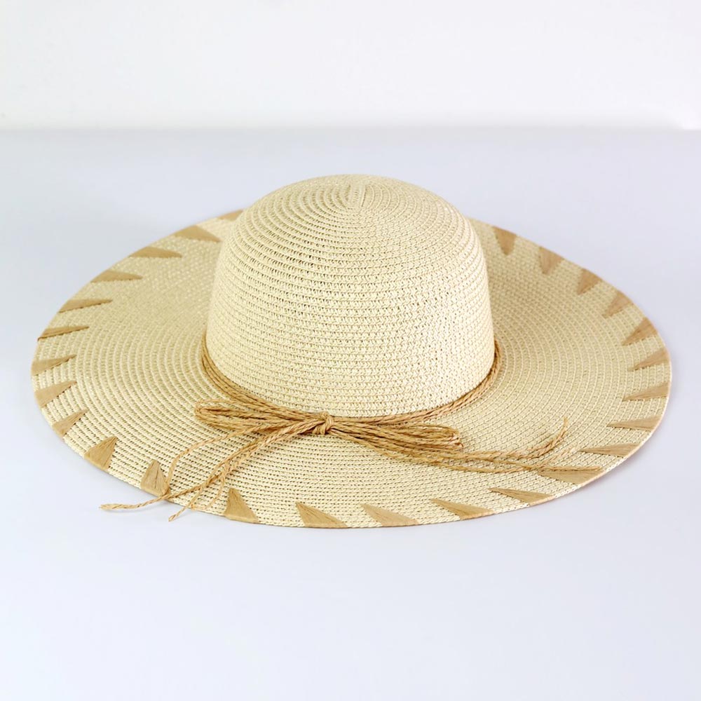 Handmade Luxe Edge Detailed Floppy Hat - Hautefull