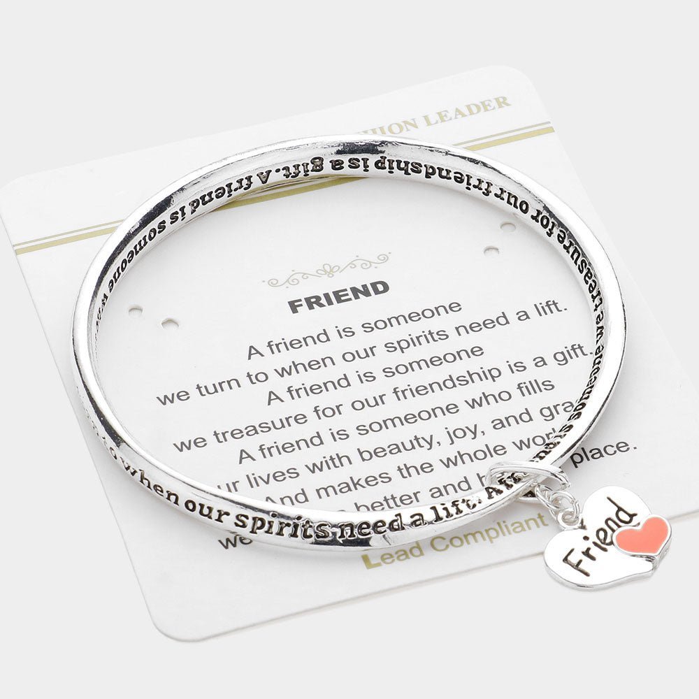 Heartfelt Friendship Charm Bracelet - Hautefull