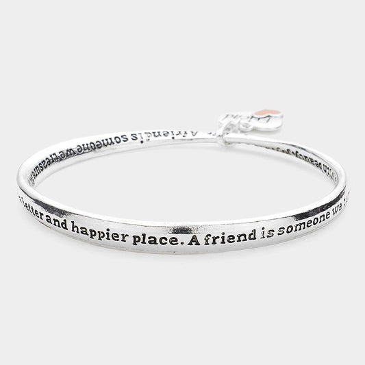 Heartfelt Friendship Charm Bracelet - Hautefull