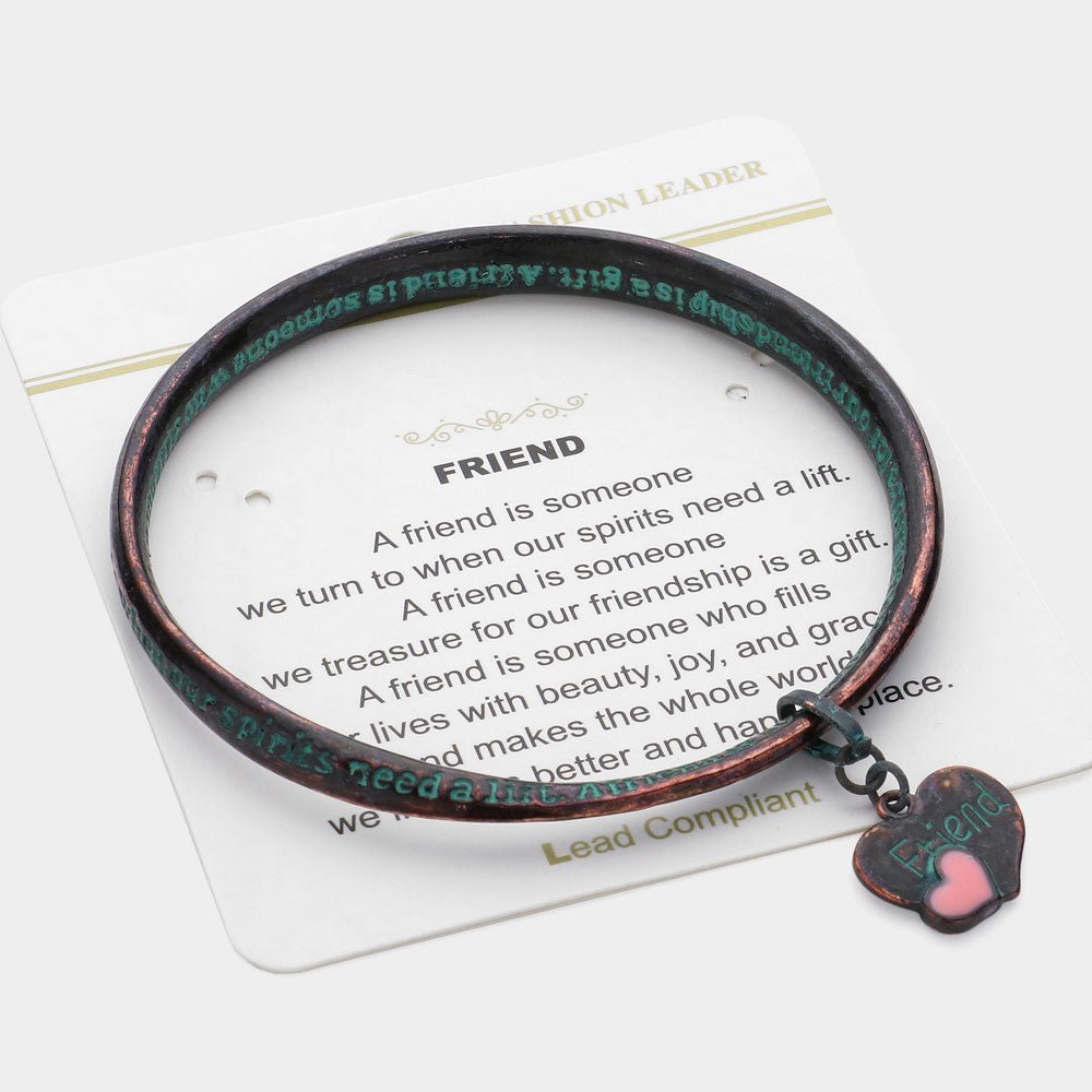 Heartfelt Friendship Charm Bracelet - Hautefull