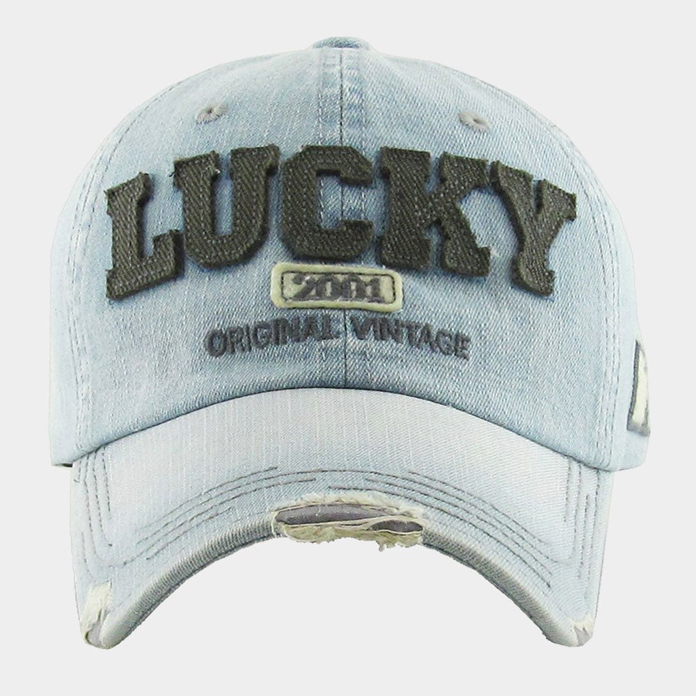 Lucky 2001 Vintage Baseball Cap - Hautefull