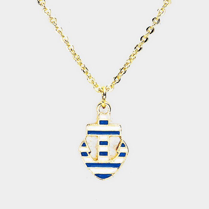 Nautical Anchor Charm Necklace - Hautefull