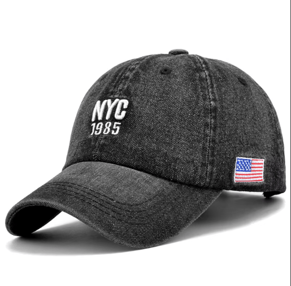 NYC 1985 Denim Baseball Cap - Hautefull