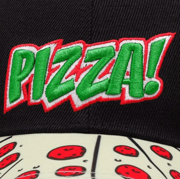 PIZZA Embroidered Baseball Cap - Hautefull