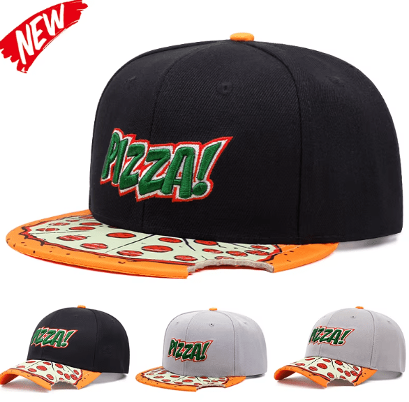 PIZZA Embroidered Baseball Cap - Hautefull