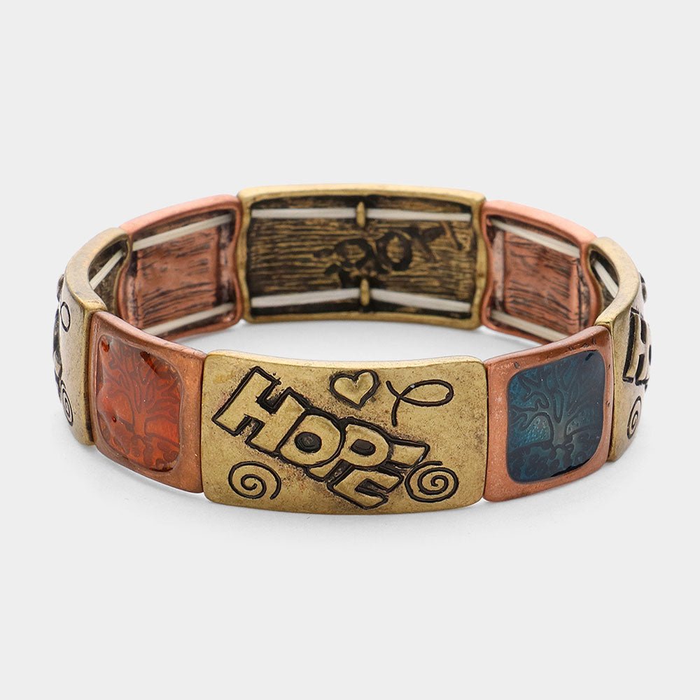 "Radiant Hope" Stretch Bracelet - Hautefull