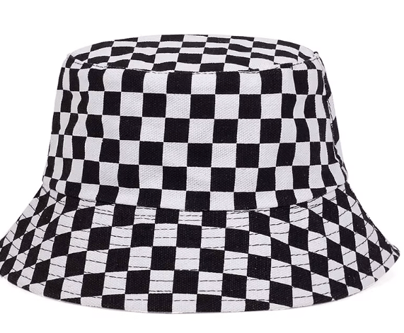 Reversible Checkered Bucket Hat - Hautefull