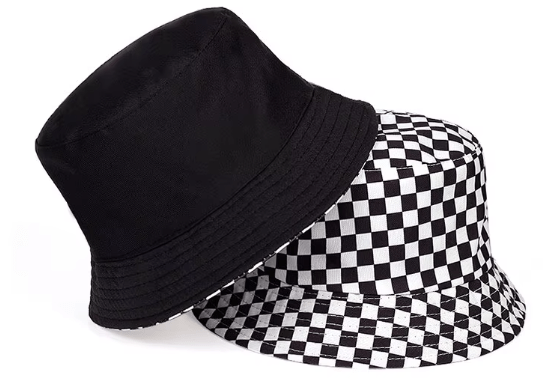 Reversible Checkered Bucket Hat - Hautefull