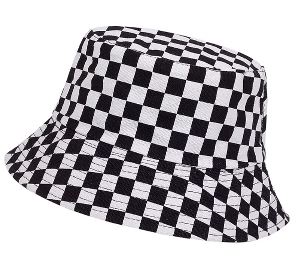 Reversible Checkered Bucket Hat - Hautefull