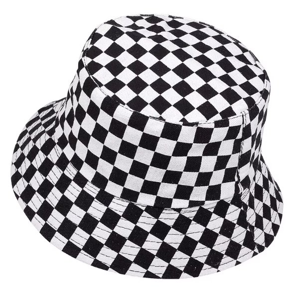 Reversible Checkered Bucket Hat - Hautefull