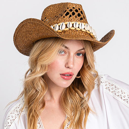 Seashells Band Cowboy Hat - Hautefull