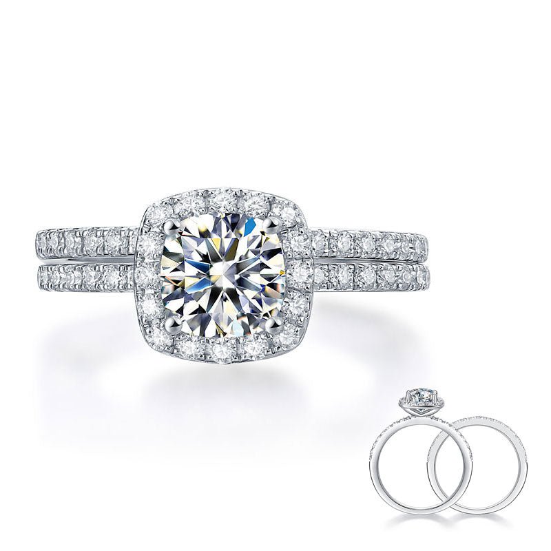 moissanite diamond ring