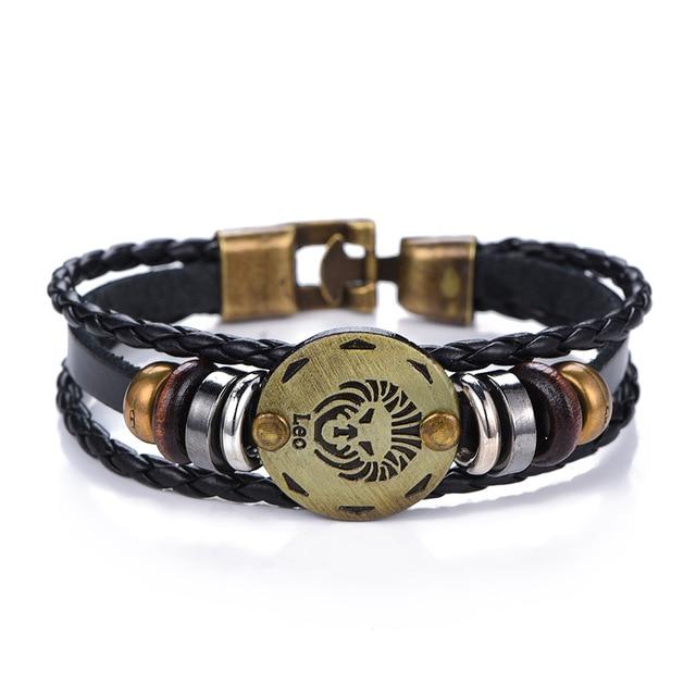 Braided Zodiac Signs Bracelet - Hautefull