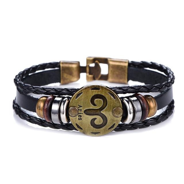 Braided Zodiac Signs Bracelet - Hautefull