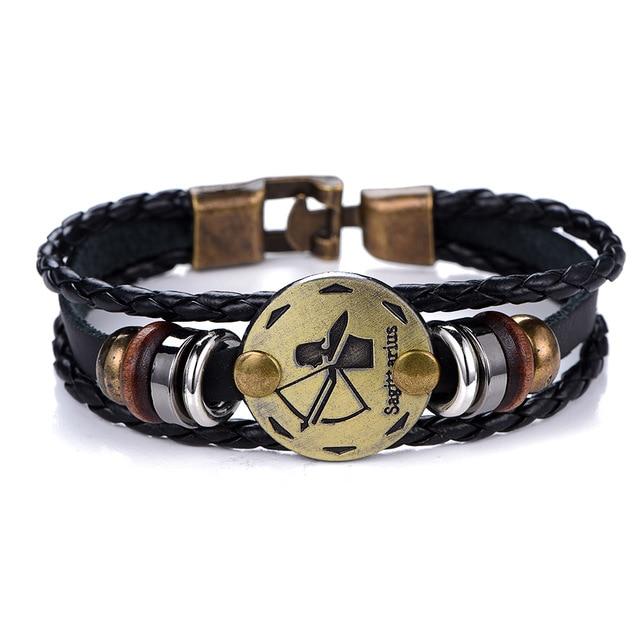 Braided Zodiac Signs Bracelet - Hautefull