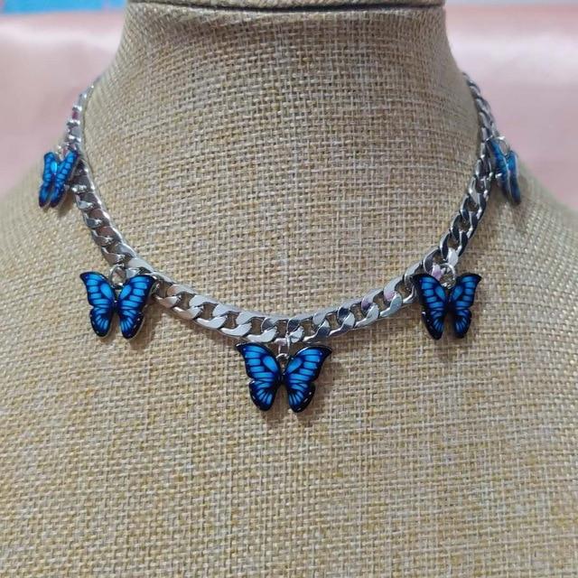 Butterfly Choker Necklace - Hautefull