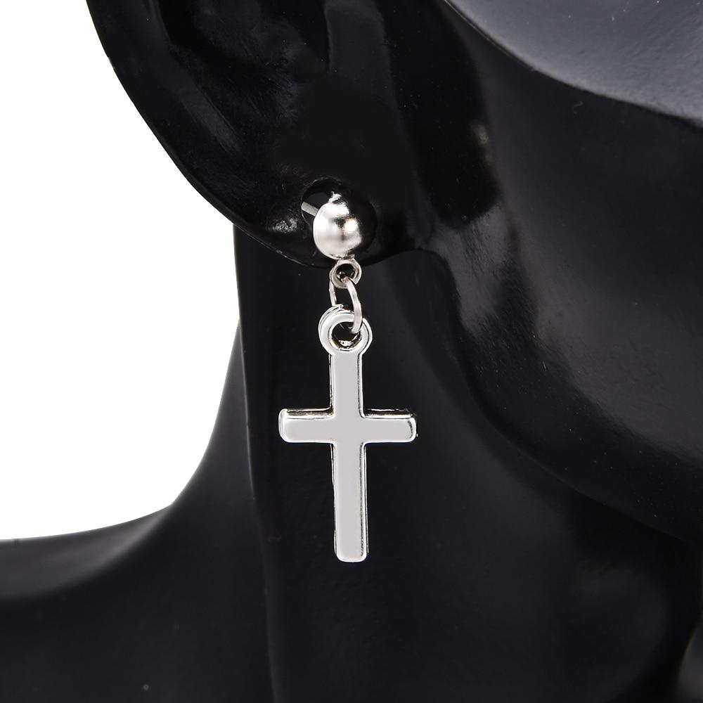 Cross Stud Earrings - Hautefull