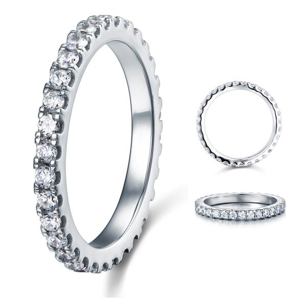 Dazzling Eternity Ring Lab Created - Hautefull