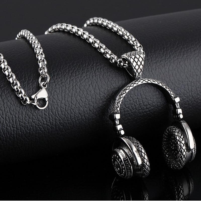 DJ Headphone Pendant Necklace - Hautefull