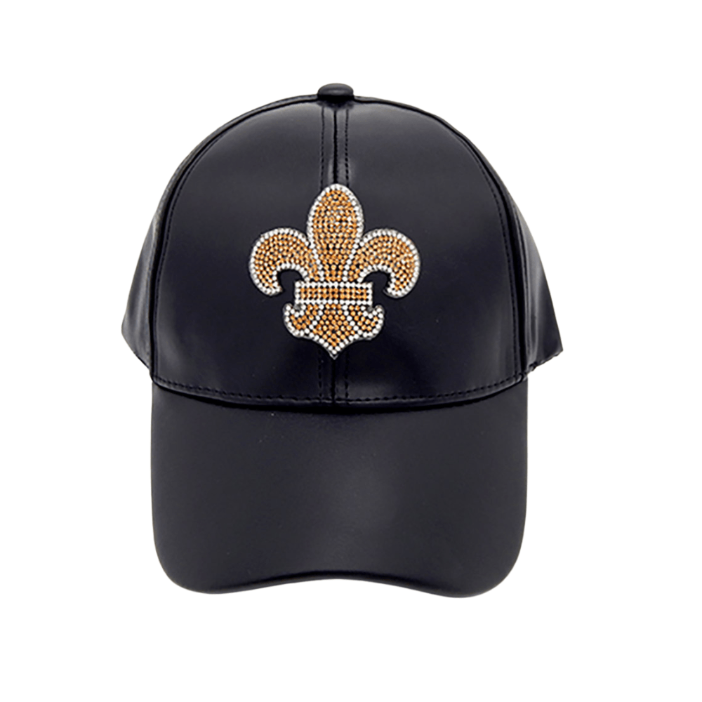 Fleur De Lis Glossy Baseball Cap - Hautefull