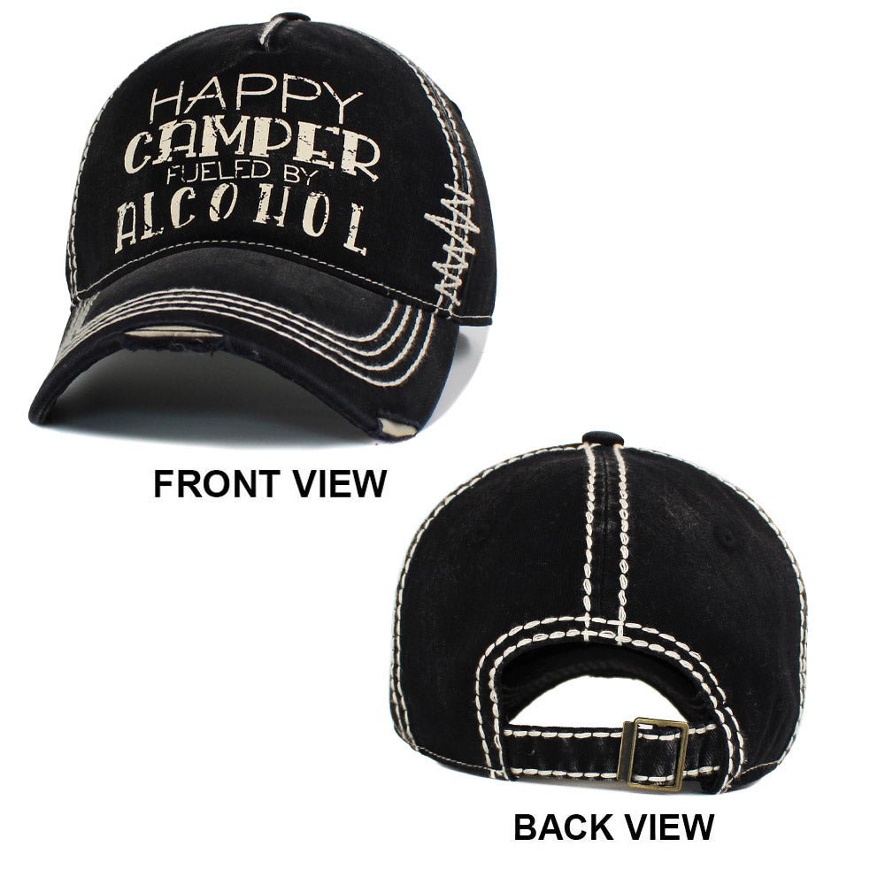 "Happy Camper" Baseball Cap for Men - Hautefull