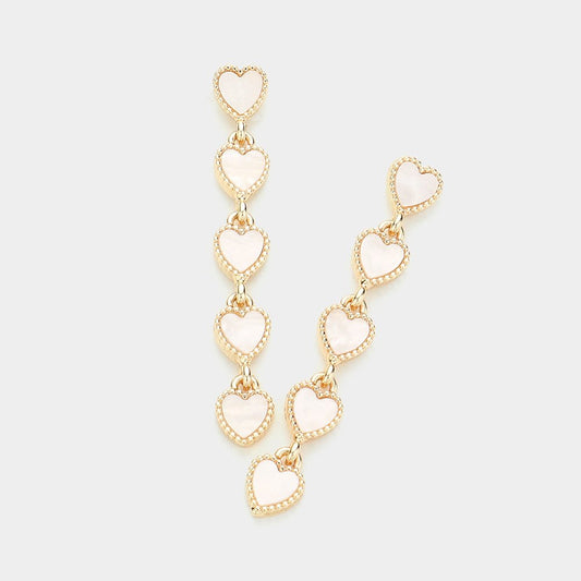 Heartdrop Pearl Earrings - Hautefull