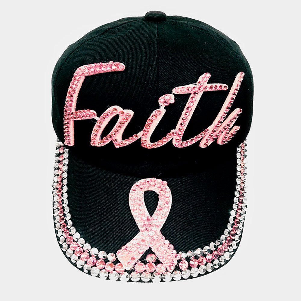 Hope and Faith Bling Baseball Cap - Hautefull