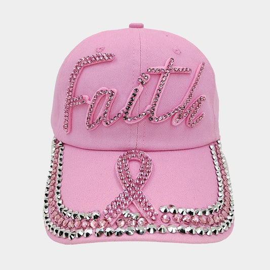 Hope and Faith Bling Baseball Cap - Hautefull