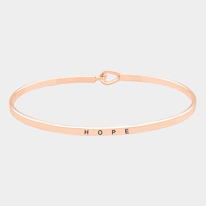 "Hope" Thin Bracelet - Hautefull