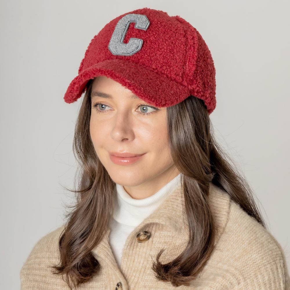 Initial "C" Sherpa Baseball Cap - Hautefull