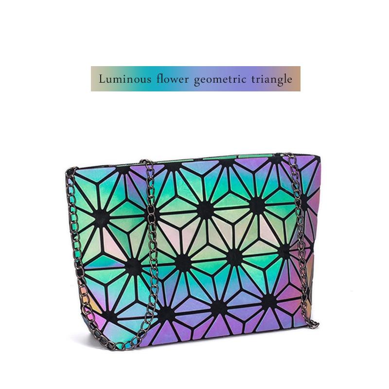 Luminous Geometric Tote Bag - Hautefull