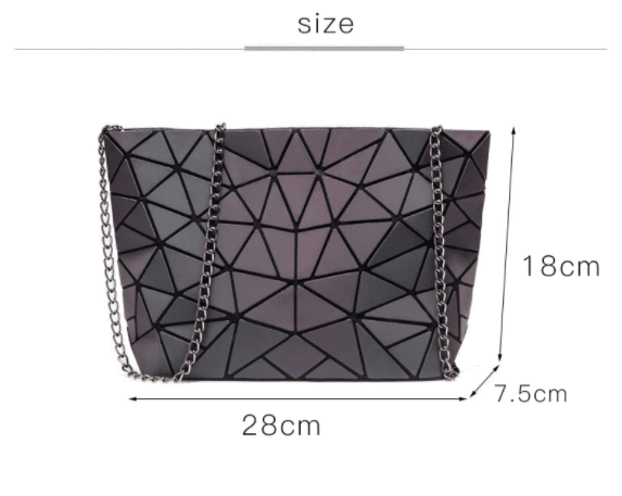 Luminous Geometric Tote Bag - Hautefull