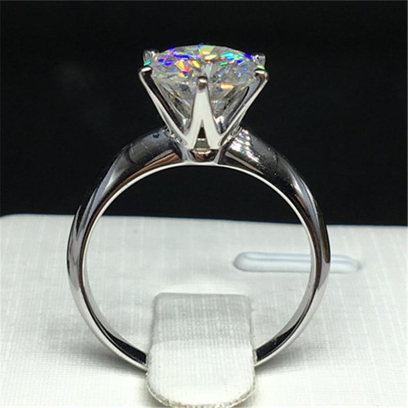 Madonna 18K CZ 925 Sterling Silver Ring Size 4-11 - Hautefull