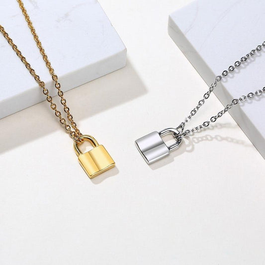 Padlock Necklace Pendant - Hautefull