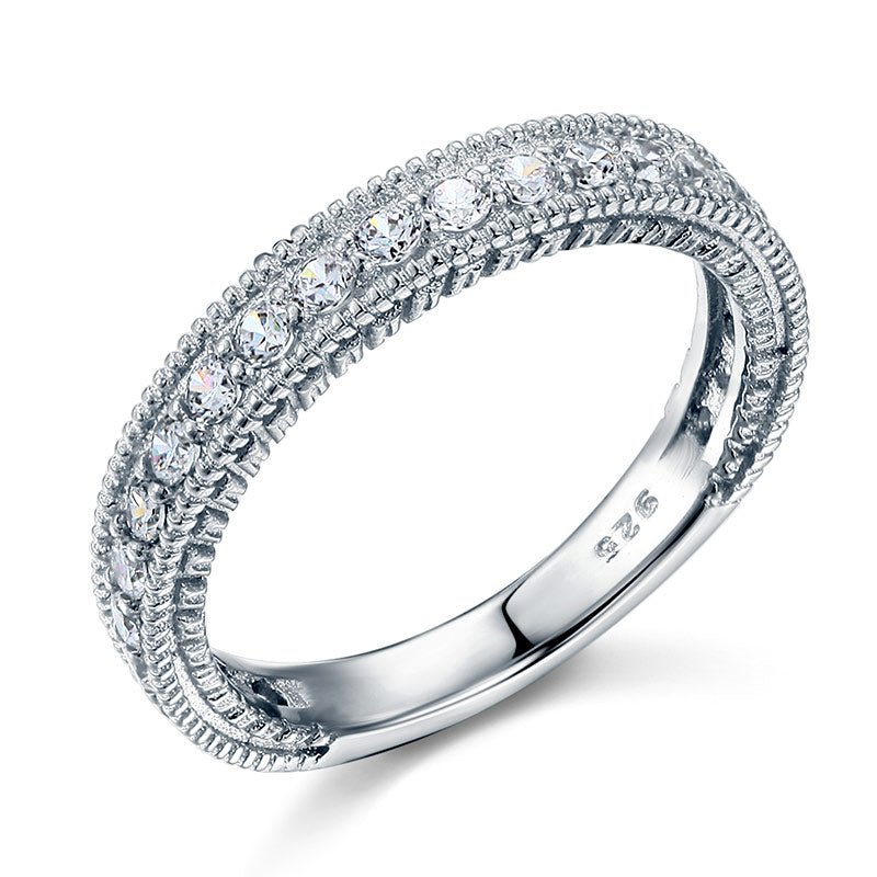 Pave Created Diamond Eternity Band - Hautefull