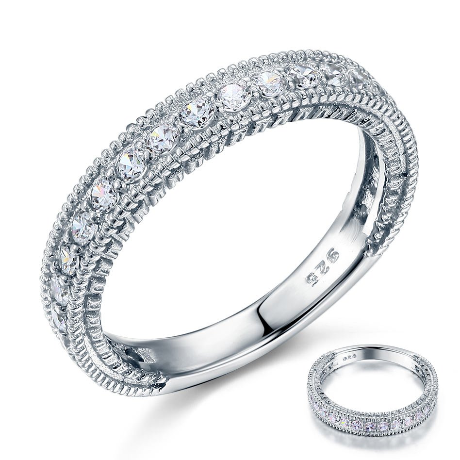 Pave Created Diamond Eternity Band - Hautefull