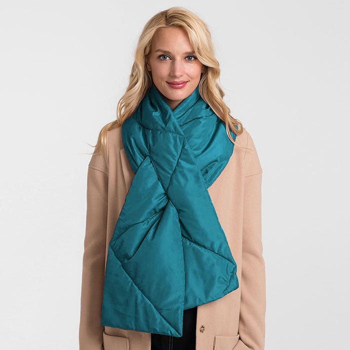 Pull Through Puffer Scarf - Hautefull