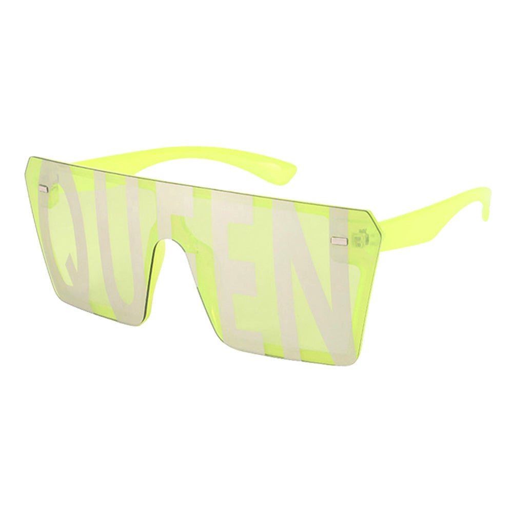 "Queen" Tinted Sunglasses for Style and Sun Protection - Green - Hautefull