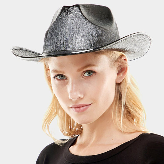 Shimmery West Cowboy Hat One Size - Hautefull