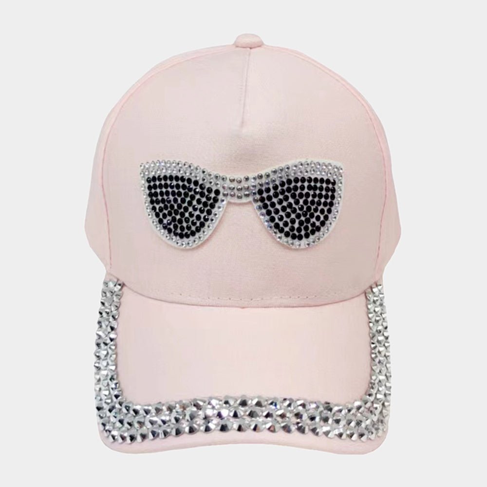 Sunglasses Print Studded Baseball Cap - Hautefull