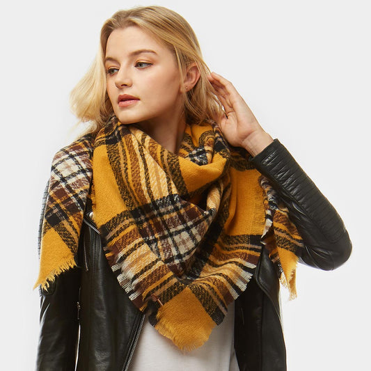 Tartan Thick Scarf - Hautefull