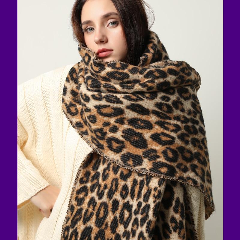 Thick Leopard Scarf Tassel - Hautefull