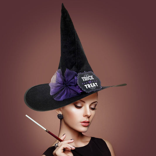 Trick or Treat Pointy Witchy Hat for Halloween - Hautefull