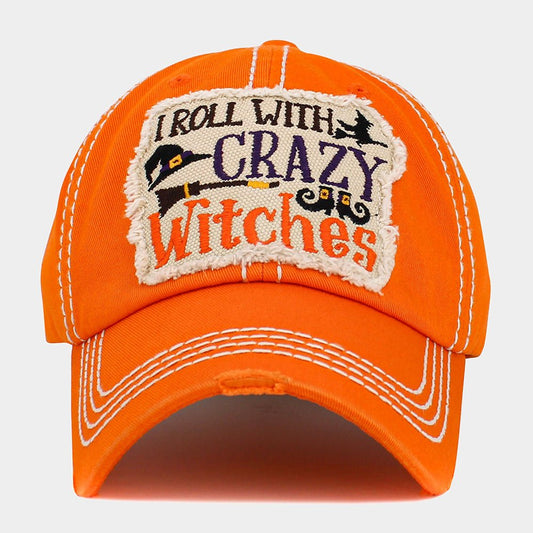Vintage "Crazy Witches" Humor Baseball Cap - Hautefull