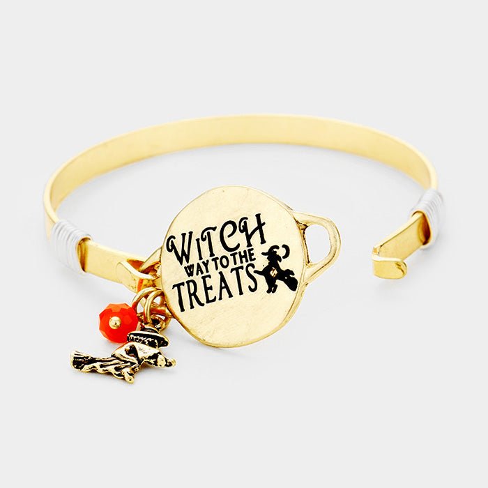 "Witch Way" Halloween Bracelet Accessory - Hautefull