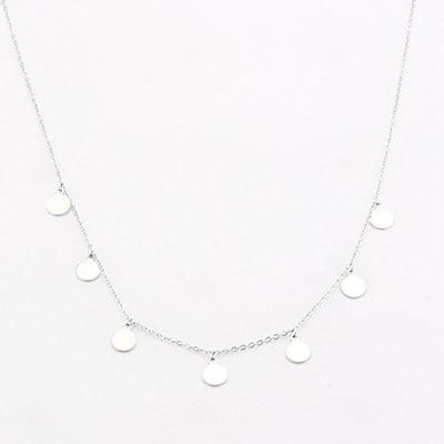 Women Choker Necklace With Star Pendants - Hautefull